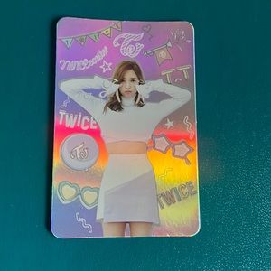 Holographic Twice Mina Photo Card TT